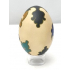 Gansen ei, met de hand geschilderd in plateel stijl