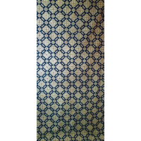 Batik doek, blauw, beige en crème