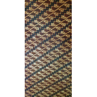 Batik doek, bruin, zwart en beige