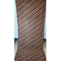 Batik doek, bruin, zwart en beige