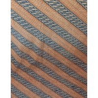 Batik doek, bruin, blauw en crème