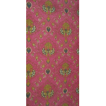 Batik doek, rood, bruin, zwart en crème