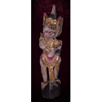 Grote oude krisdrager, verguld