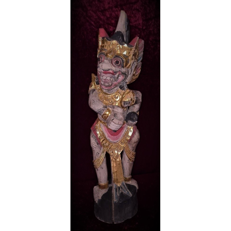 Grote oude krisdrager, verguld