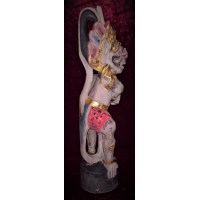 Grote oude krisdrager, verguld