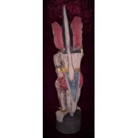 Grote oude krisdrager, verguld