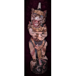 Grote oude krisdrager, verguld