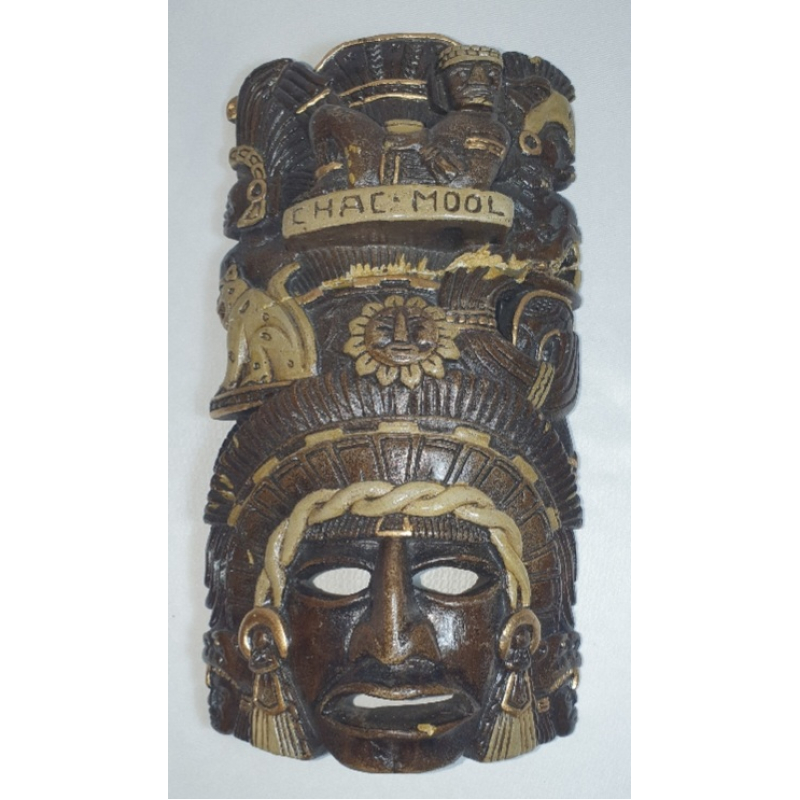 Prachtig Azteekse Maya muurmasker