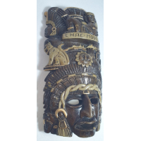 Prachtig Azteekse Maya muurmasker