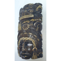 Prachtig Azteekse Maya muurmasker