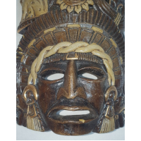 Prachtig Azteekse Maya muurmasker