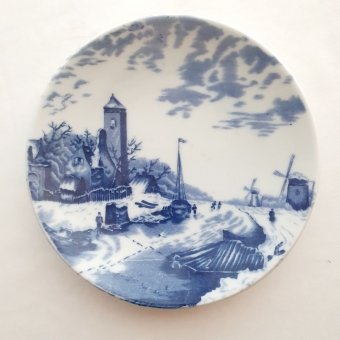 Delfts wandbordje