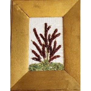 Wandversiering met halfedelstenen en/of edelstenen