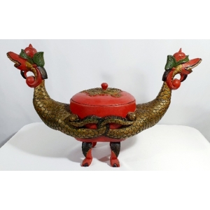 Chinees hout gesneden bruidsdoos 