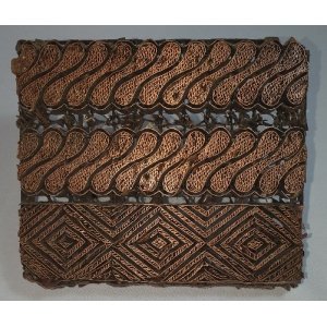 Oude metalen Batik stempel