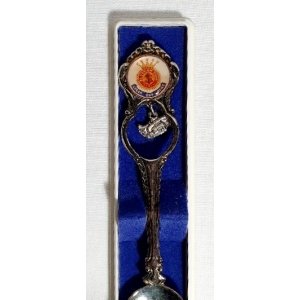 Theelepel Leger des Heils, in doosje