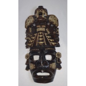 Prachtig Azteekse Maya muurmasker