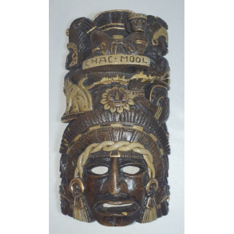 Prachtig Azteekse Maya muurmasker